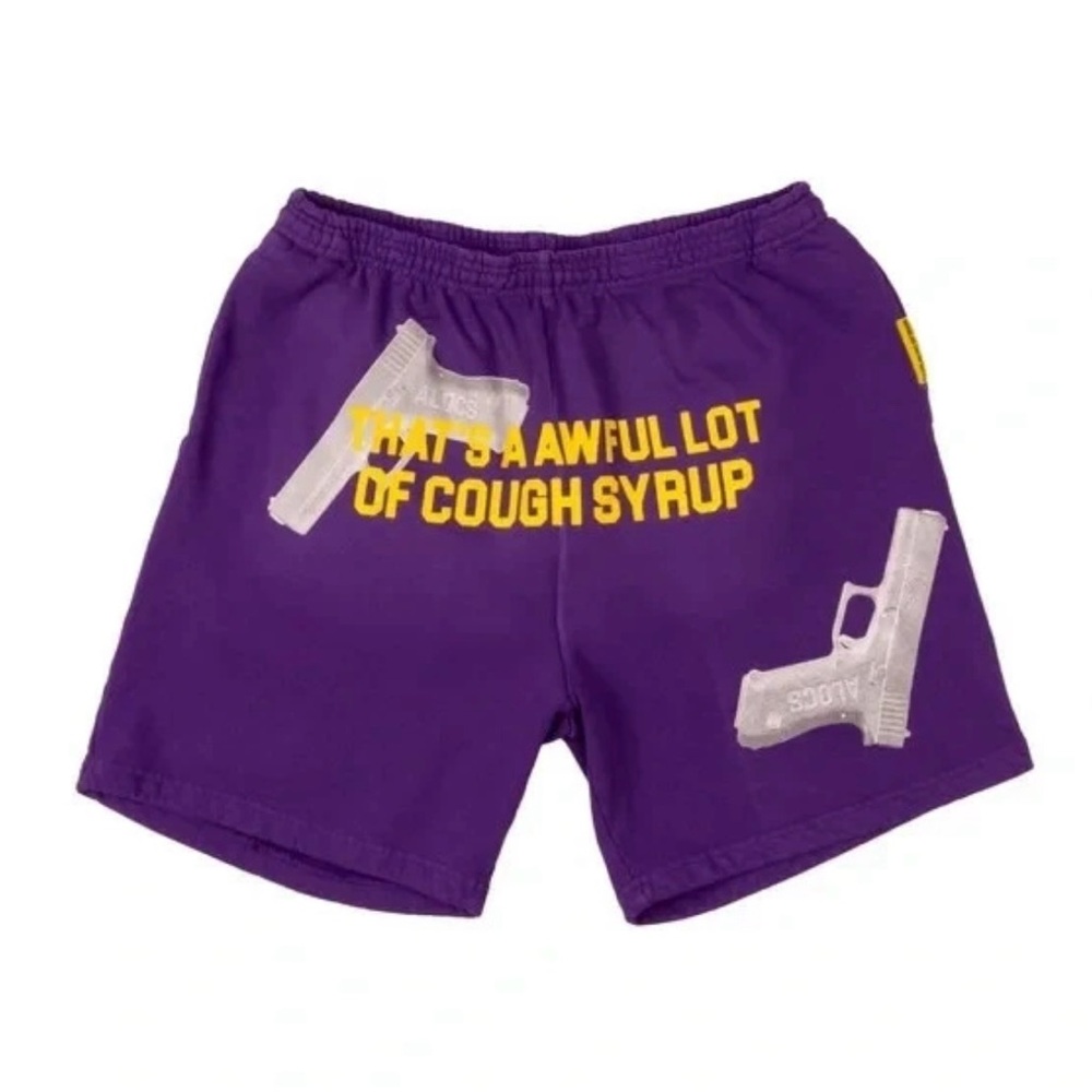 That’s A Awful Lot of Cough Syrup Glock Shorts- Purple Size M